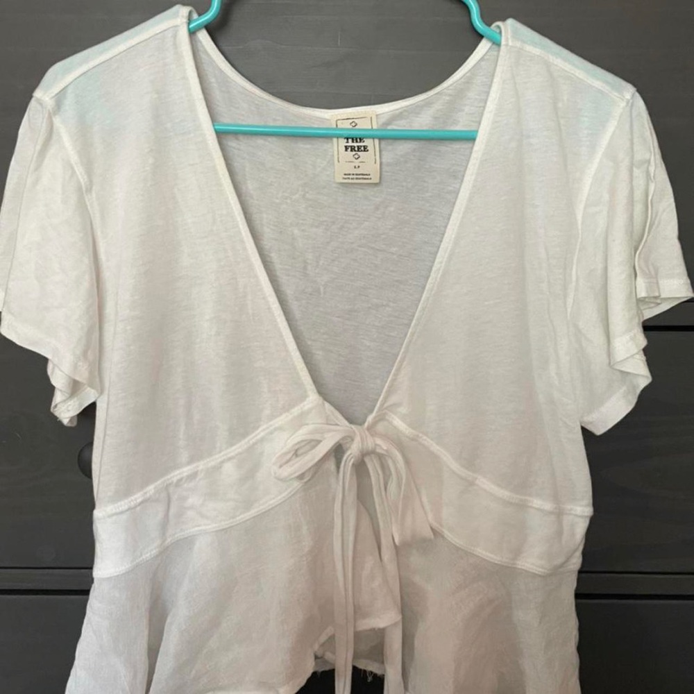 Free people white top